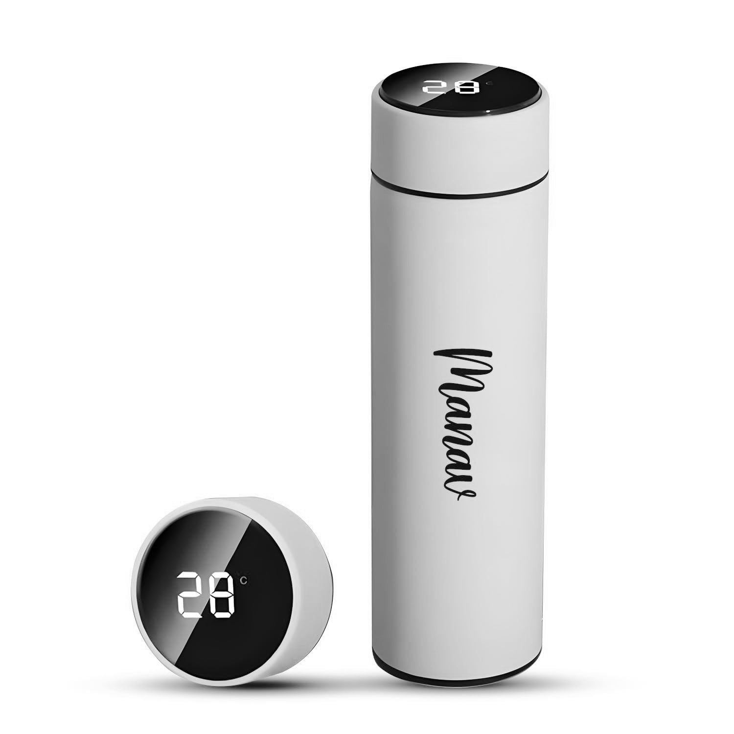 0726 Customized/Personalized Stainless Steel Smart Water Bottle with Smart LCD Temperature Touch | Gifting Custom Name Water Bottle | Gifts for Boyfriend/Girlfriend/Employee | 500ML 0726 Customized/Personalized Stainless Steel Smart Water Bottle with Smart LCD Temperature Touch | Gifting Custom Name Water Bottle | Gifts for Boyfriend/Girlfriend/Employee | 500ML